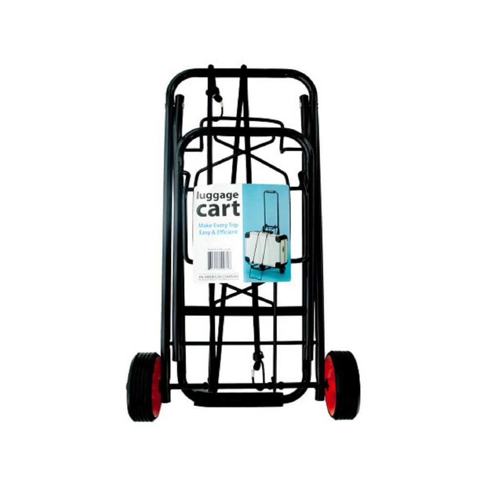Carretilla para compras de metal negro