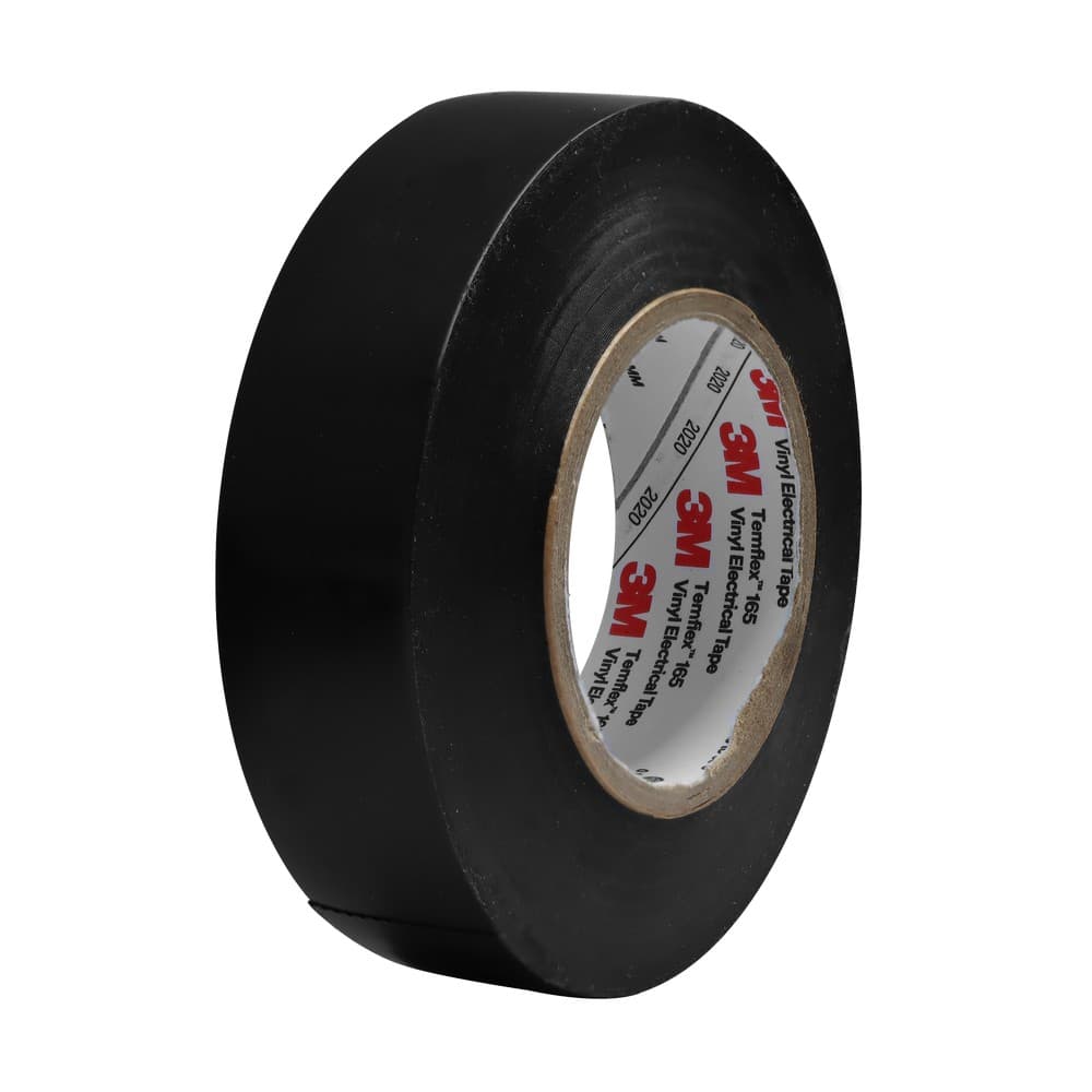 Cinta aislante 3/4pulg x 60pies (19.05 mm x 18.28 m)negro #165