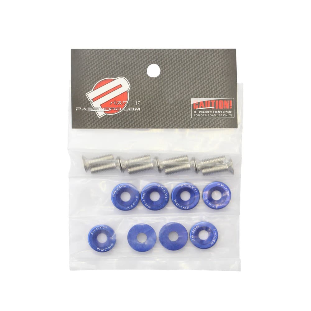 Tornillos decorativos azul para carro
