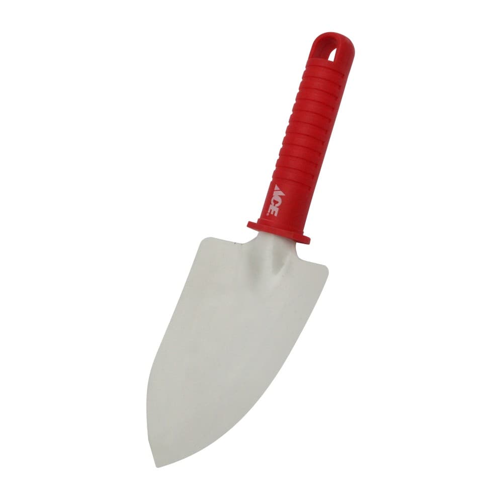 Herramienta para jardín palita ancha 25cm roja
