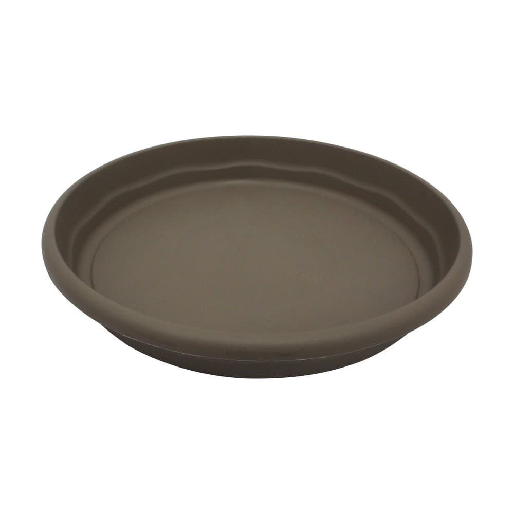 Escurridor plástico redondo para maceta gris 50 cm