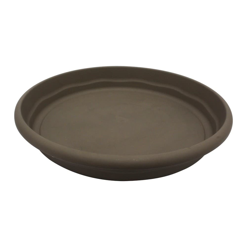 Escurridor plástico redondo para maceta gris 60 cm