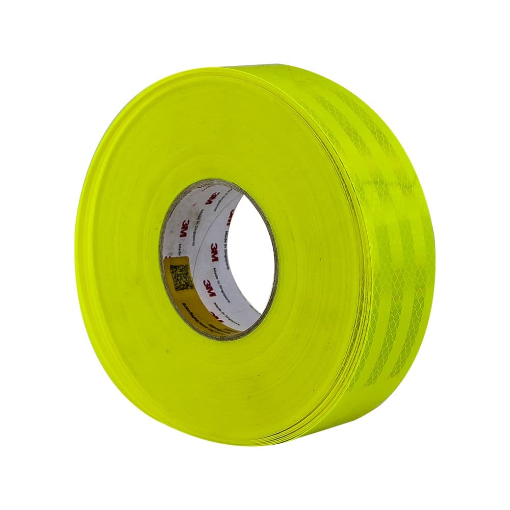 Cinta reflectiva amarilla para carro 5.08 cm