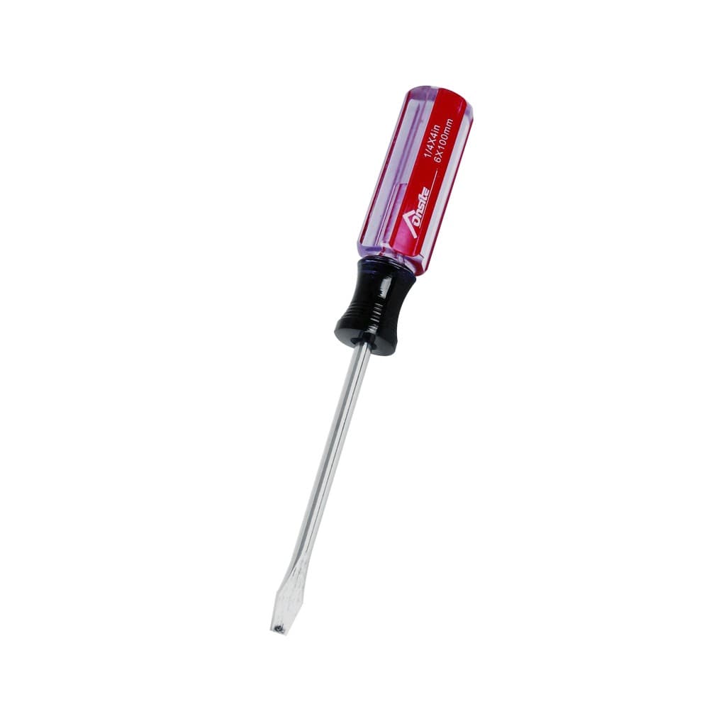 Destornillador plano 1/4 x 4 pulg