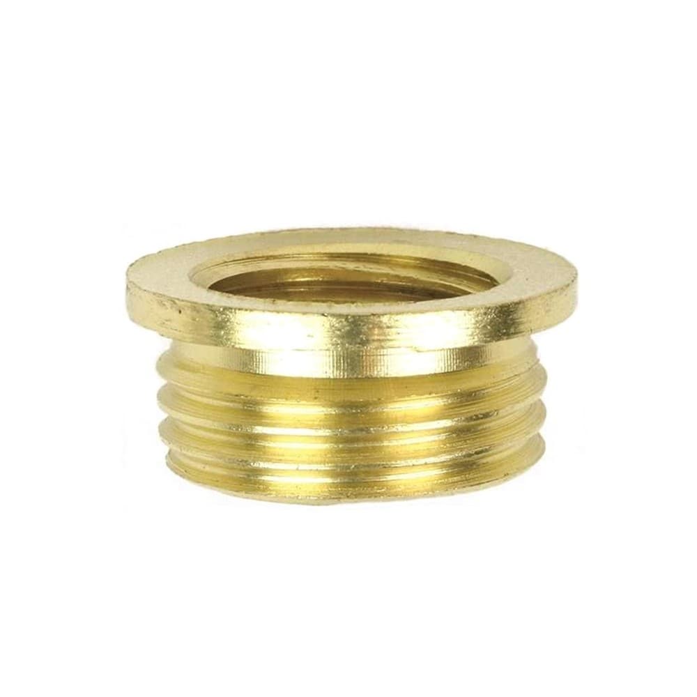Reductor 1/4mx1/8h (6.35 mm x 3.17 mm)para niple de lámpara brass finish