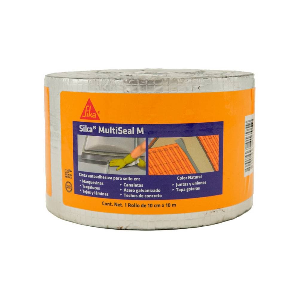 Cinta tapa goteras 10cm x 10m aluminio sika