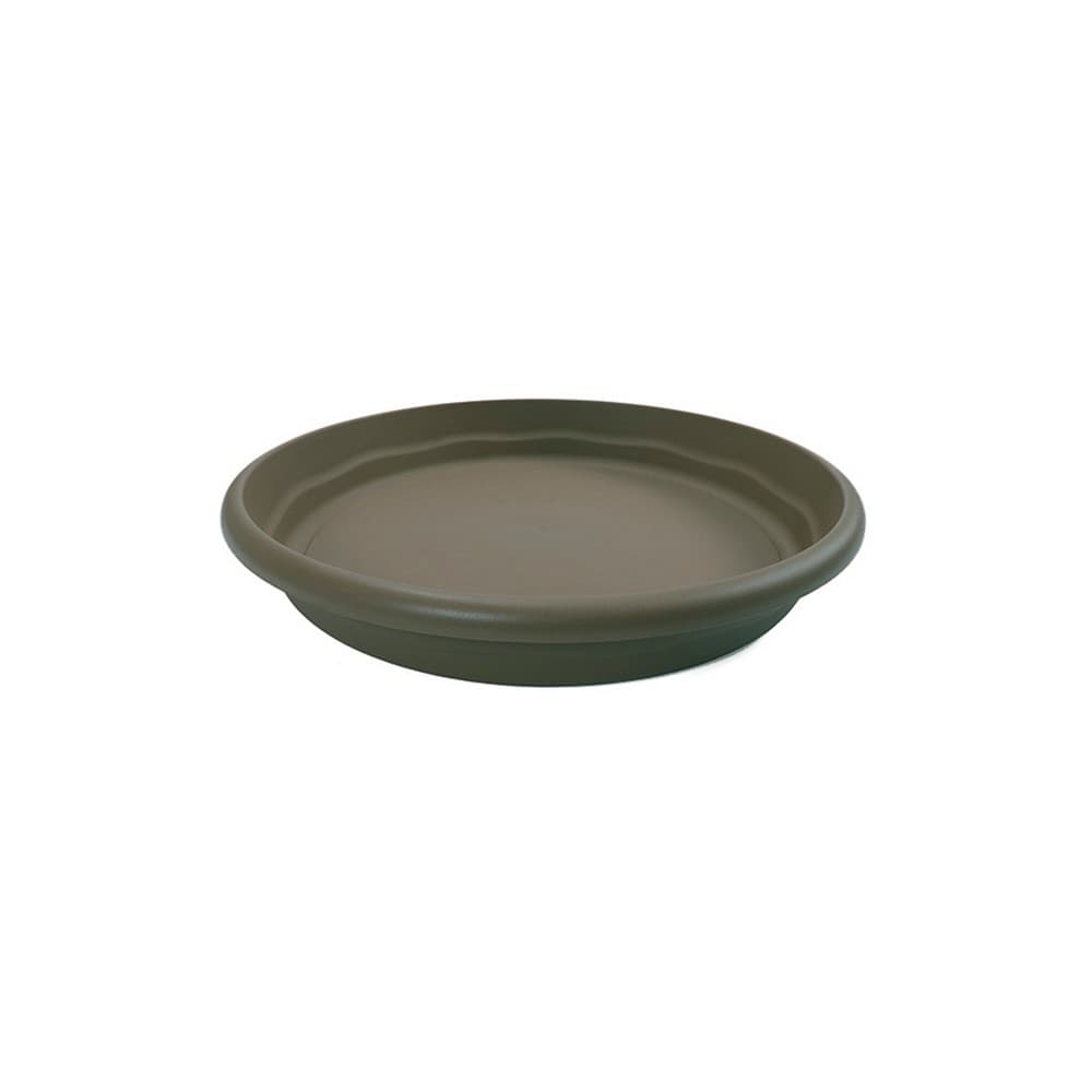 Escurridor plástico redondo para maceta gris 44cm