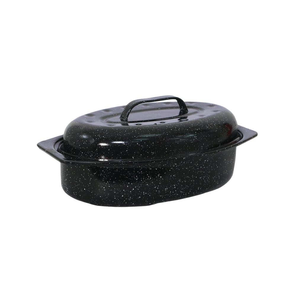 Chompipera ovalada peltre negro 33 cm