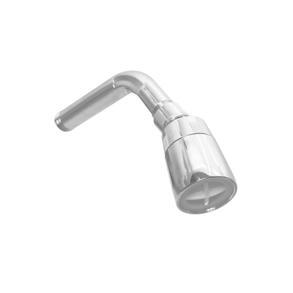 Cabeza para ducha plástica redonda cromada