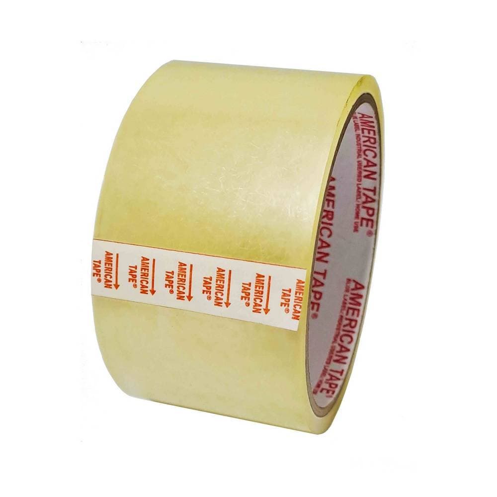 Cinta adhesiva transparente industrial de 5 cm x 45.72 m
