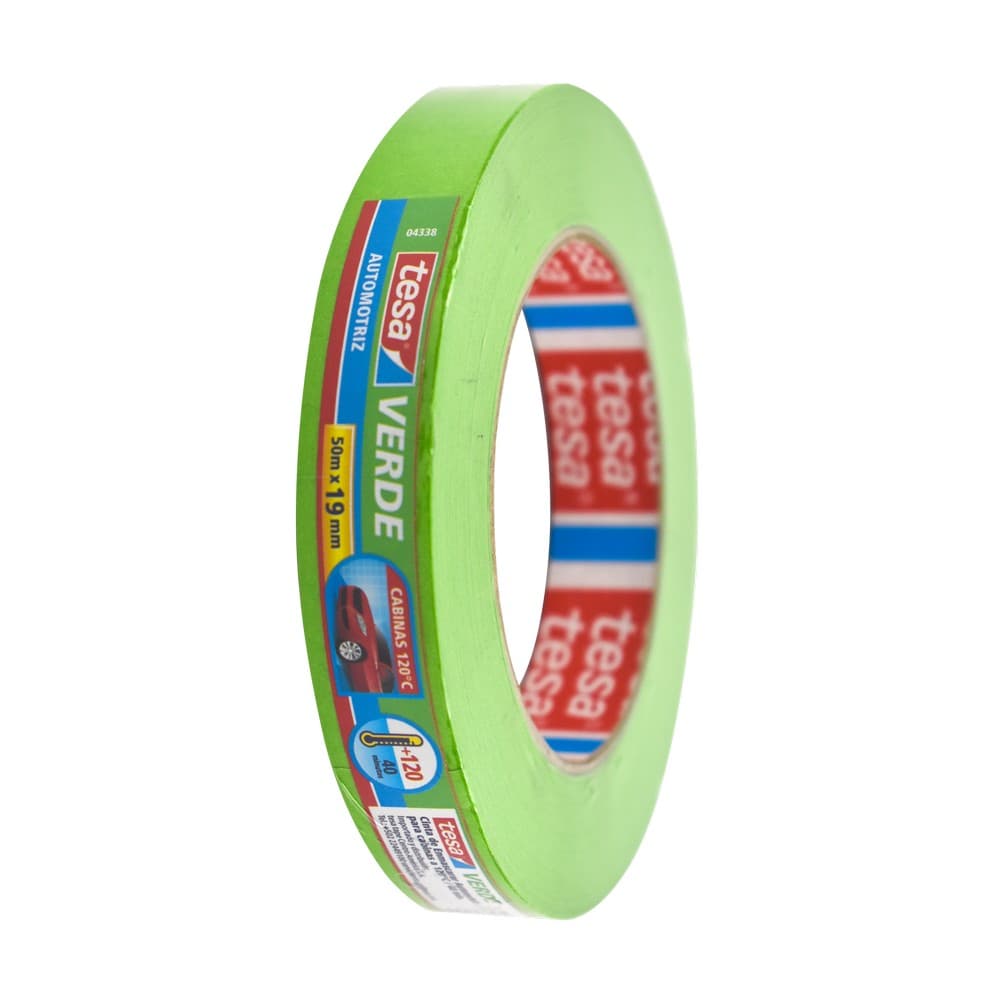 Tirro automotriz color verde 1.9 cm x 50 m