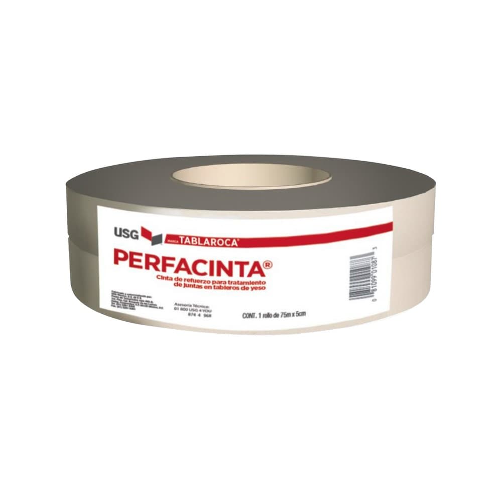 Cinta de refuerzo para junta de tablaroca 50.8 mm x 76.2 m