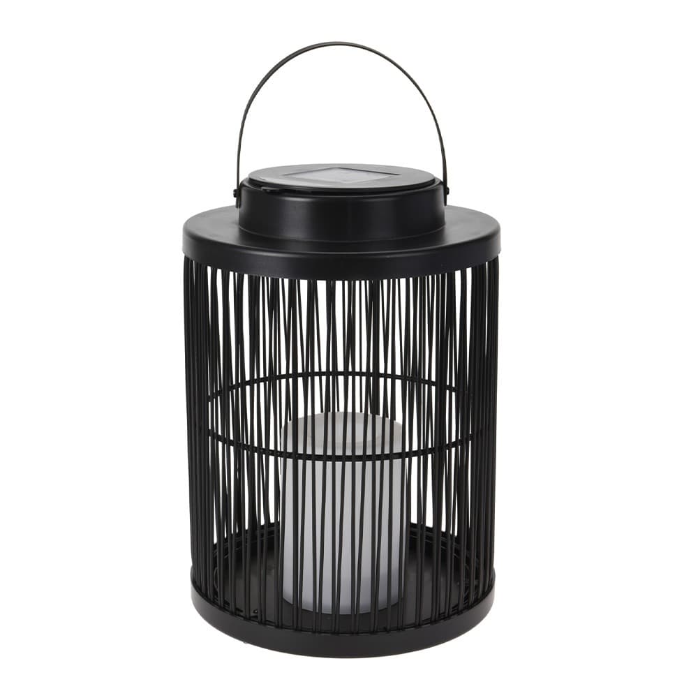 Lámpara solar colgante de metal