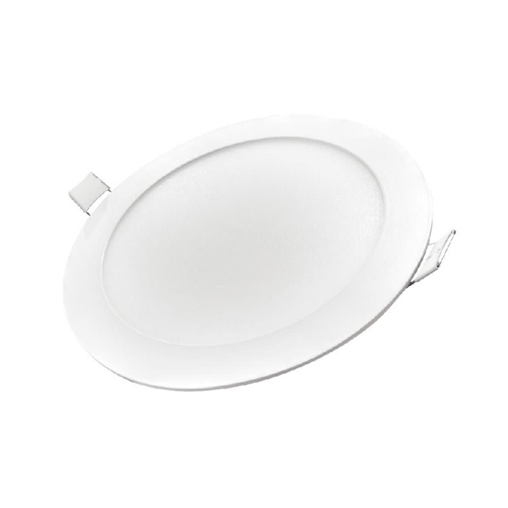 Panel led redondo empotrar 12 w luz cálida