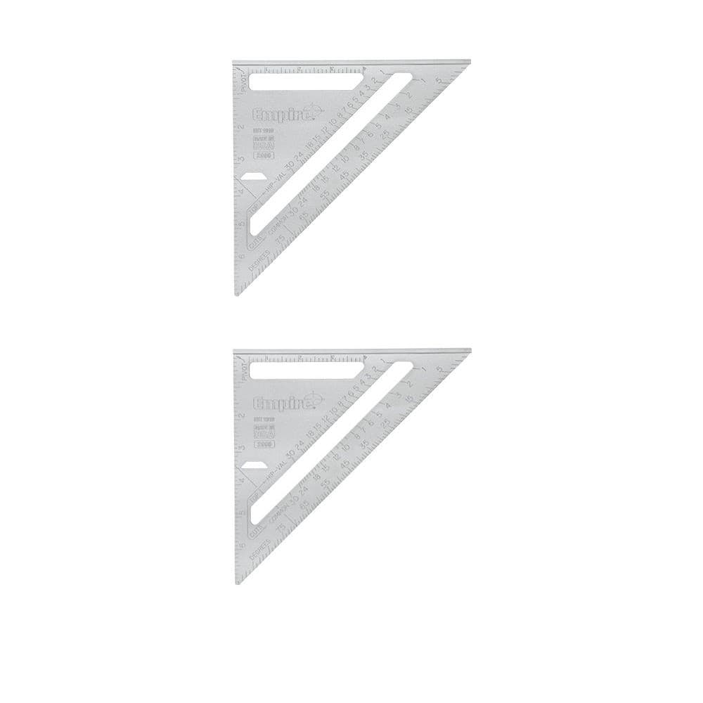 Set de escuadras para carpintero 7 pulg