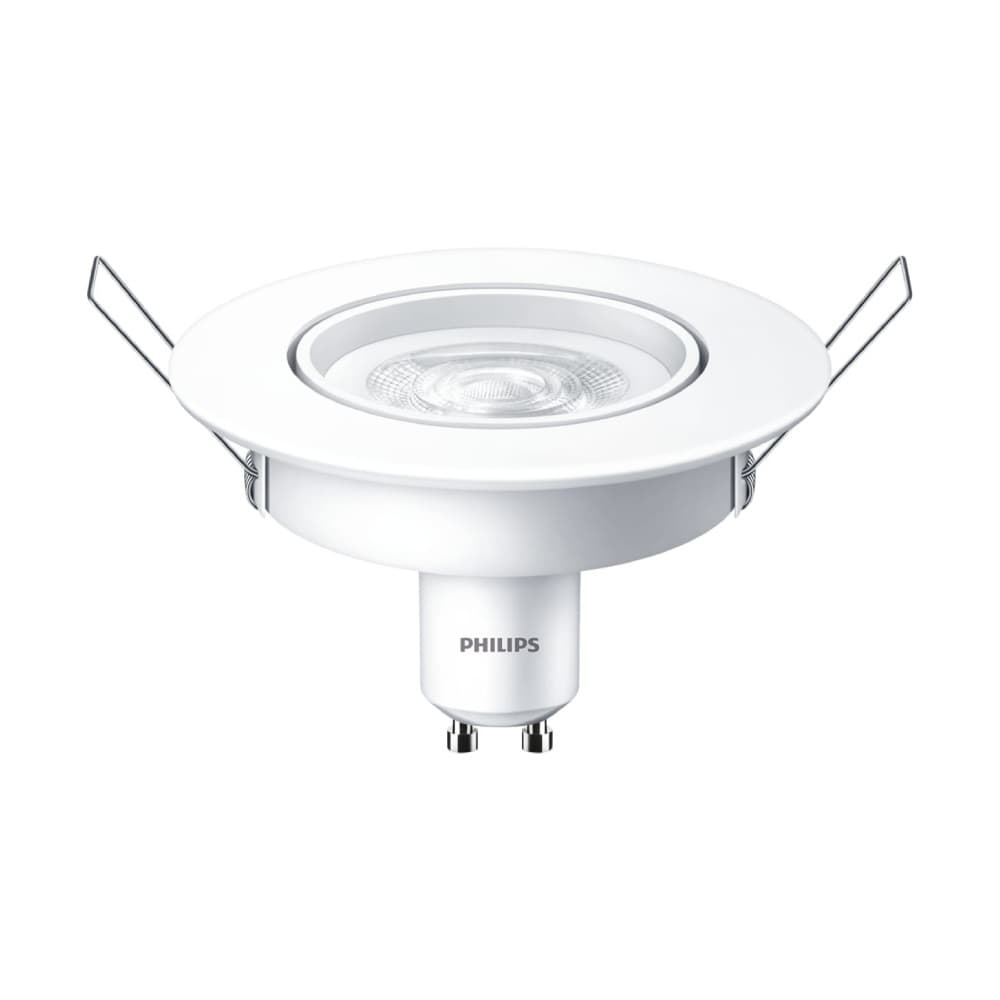 Lampara de techo redonda gu10 luz amarilla