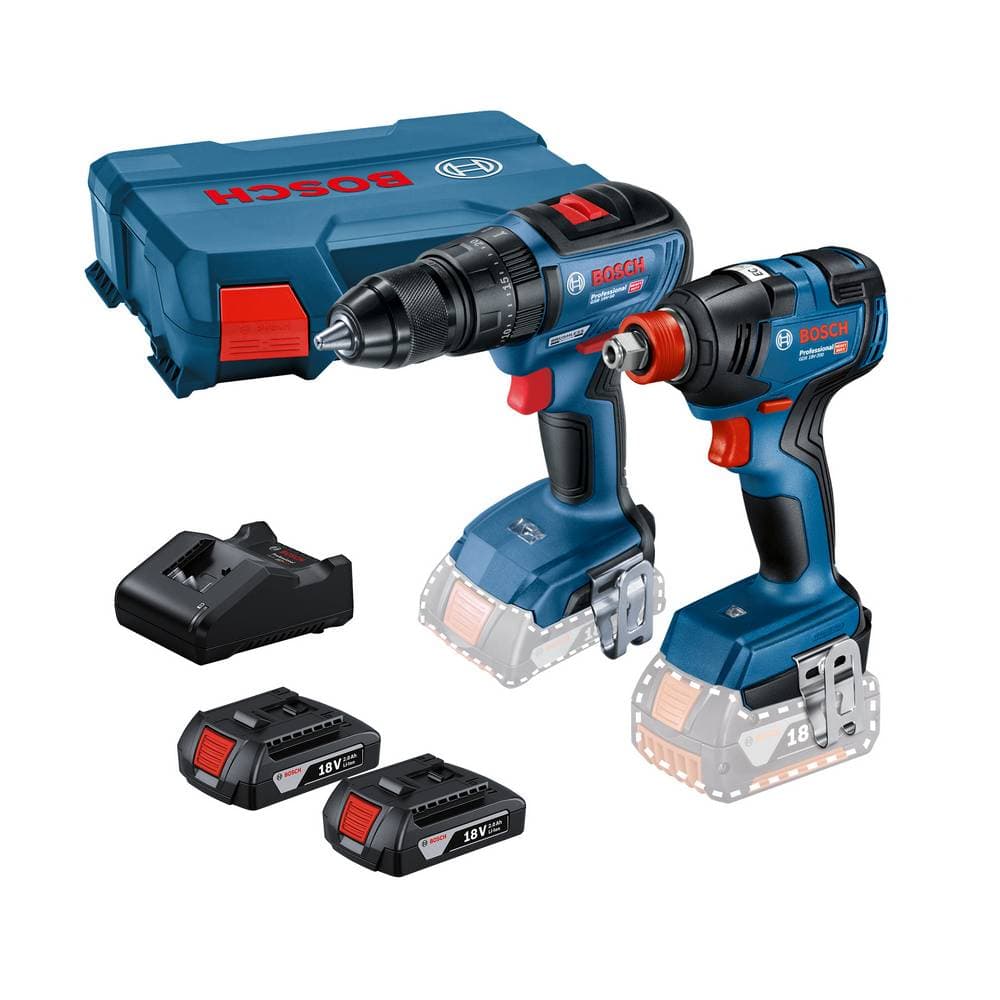 Kit de atornillador inalámbrico 13 mm + llave de impacto 6.35 mm 18 v