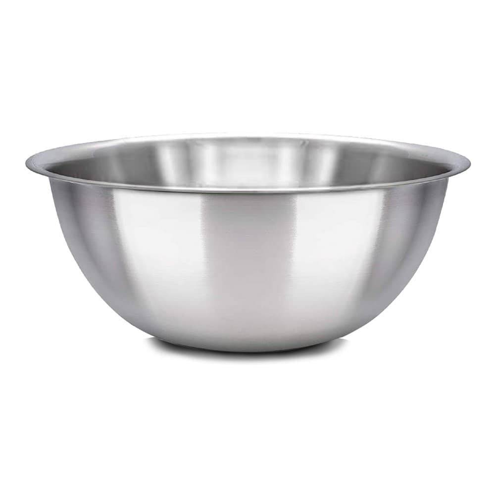 Bowl de acero inoxidable de 11.36 l color plateado