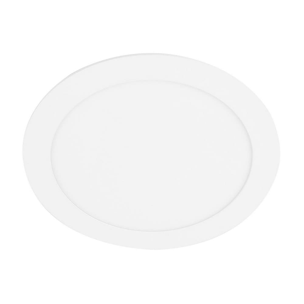 Panel led de luz amarilla redondo superficial 12w