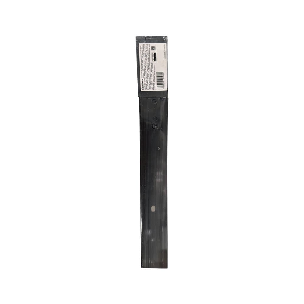 Riel de aluminio negro para lámpara tipo track 2 m