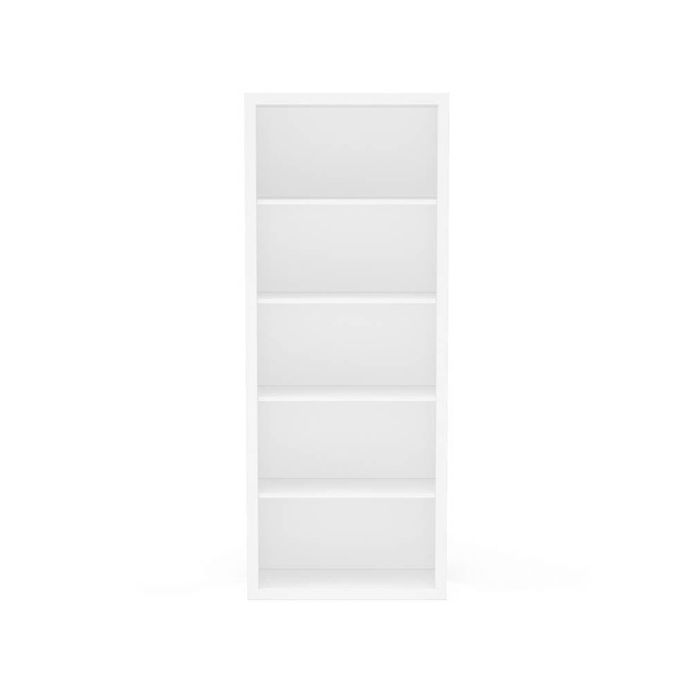 Librera 5 niveles de mdp 178 x 70 x 30 cm color blanco
