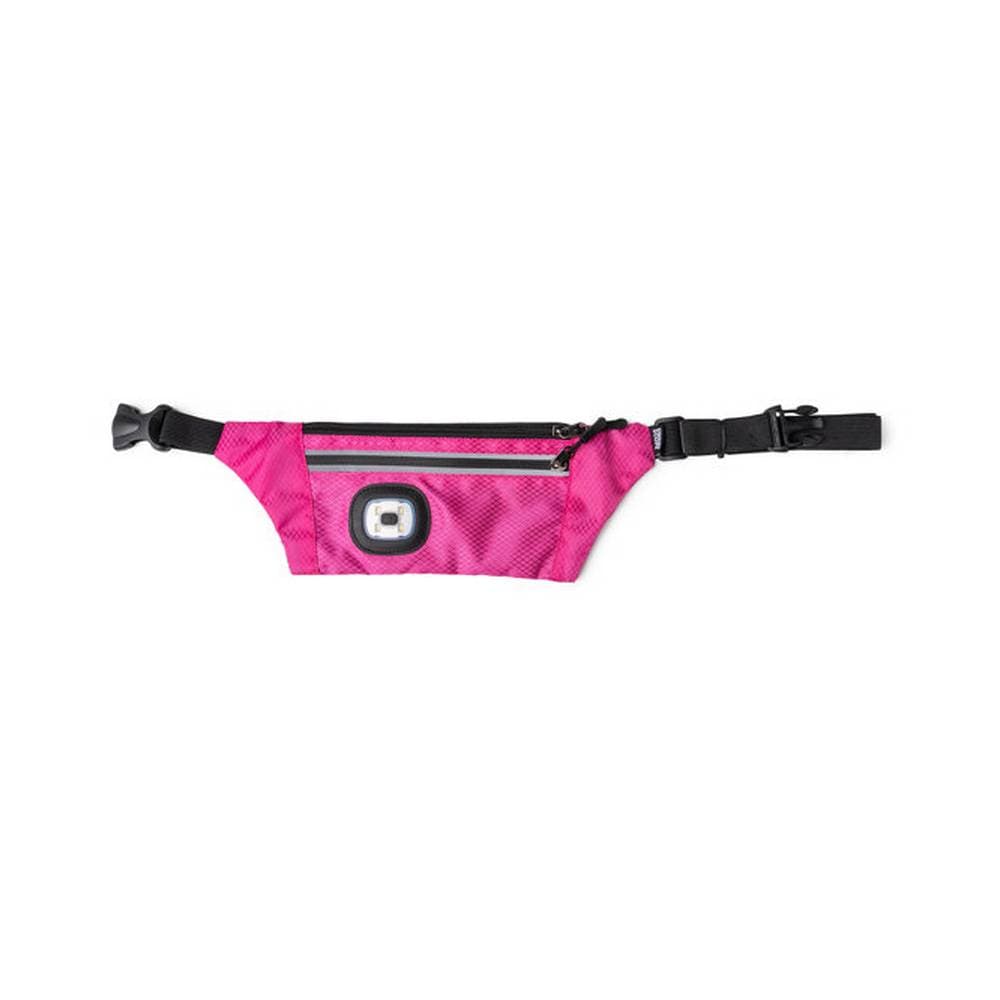 Cangurera con luz led rosada