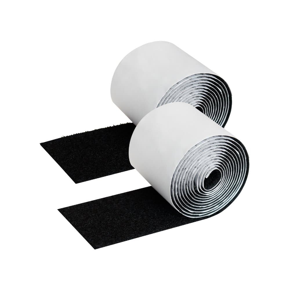 Cinta adhesiva tipo velcro 1.50 m 2 kg negro