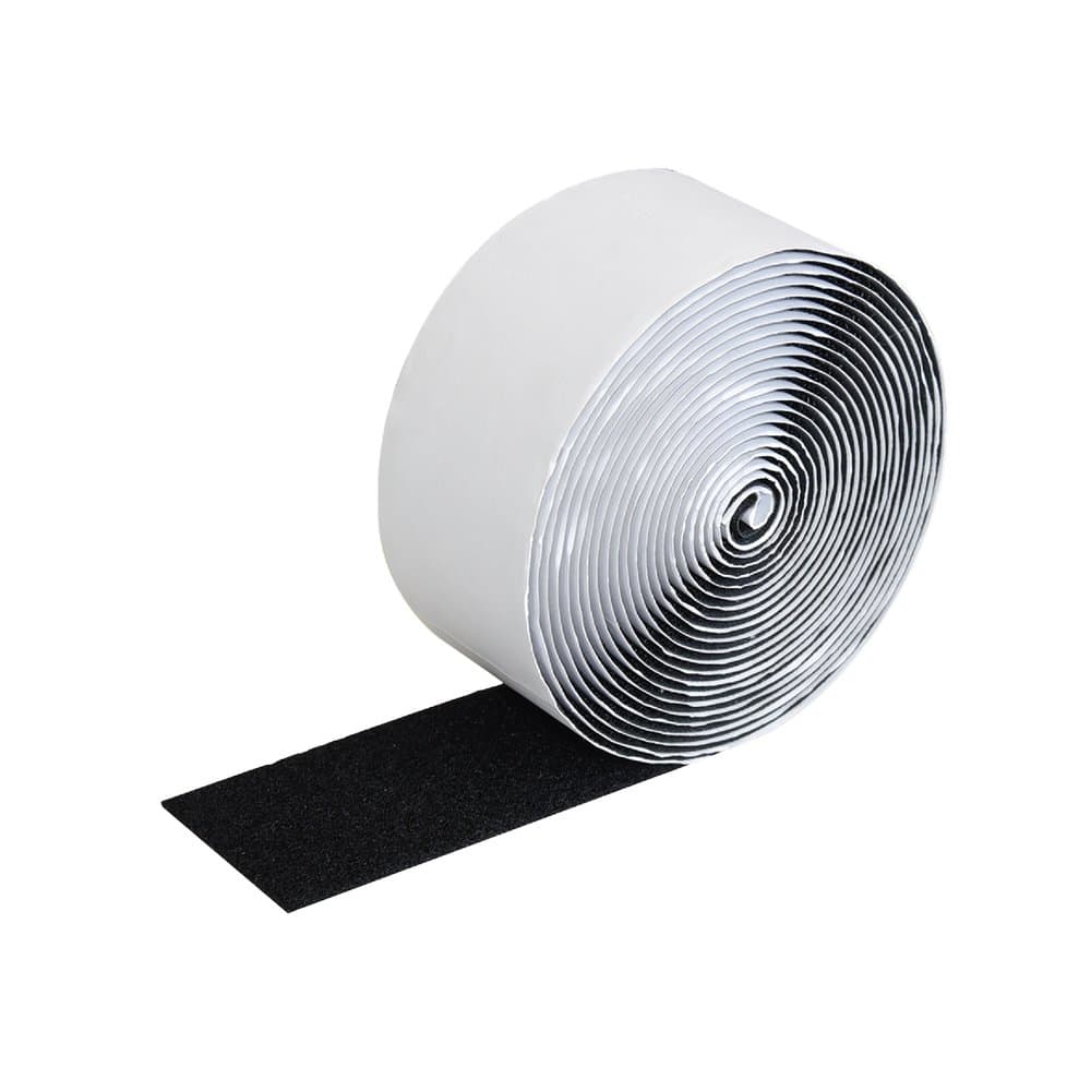 Cinta adhesiva tipo velcro 5 m 2 kg negro