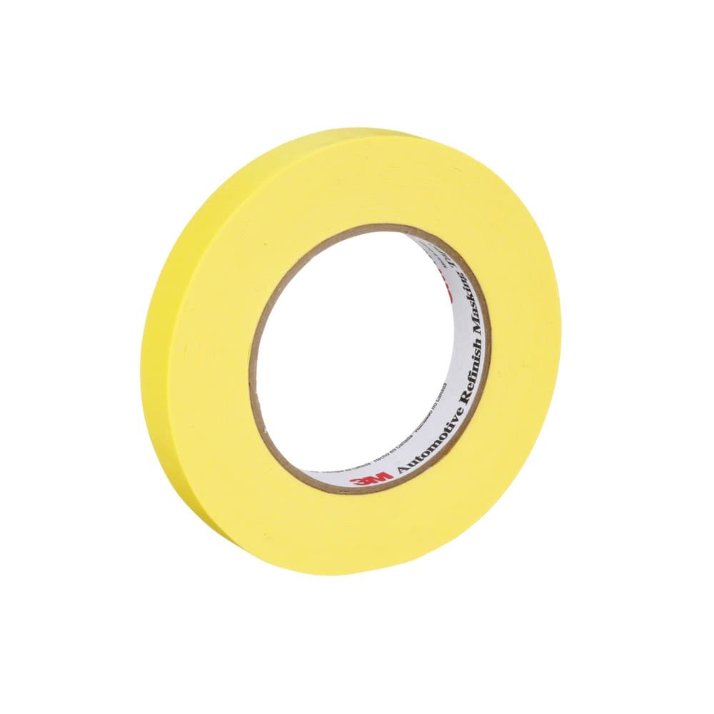 Tirro automotriz color amarillo 1.8 cm x 55 m