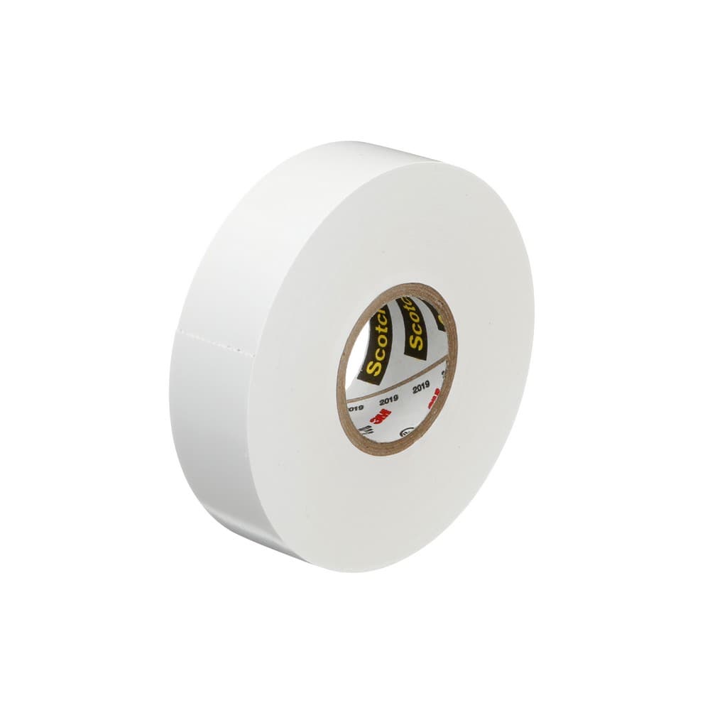 Cinta aislante blanca 3/4 pulg 20.1 m (19.05 mm x 20.1 m) 35