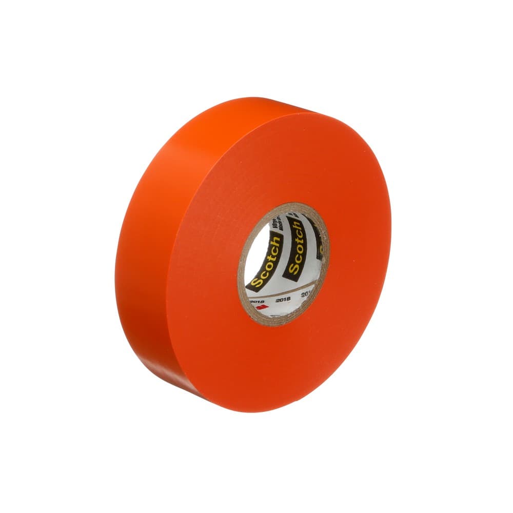 Cinta aislante anaranjada 3/4 pulg 20.1 m (19.05 mm x 20.1 m) 35