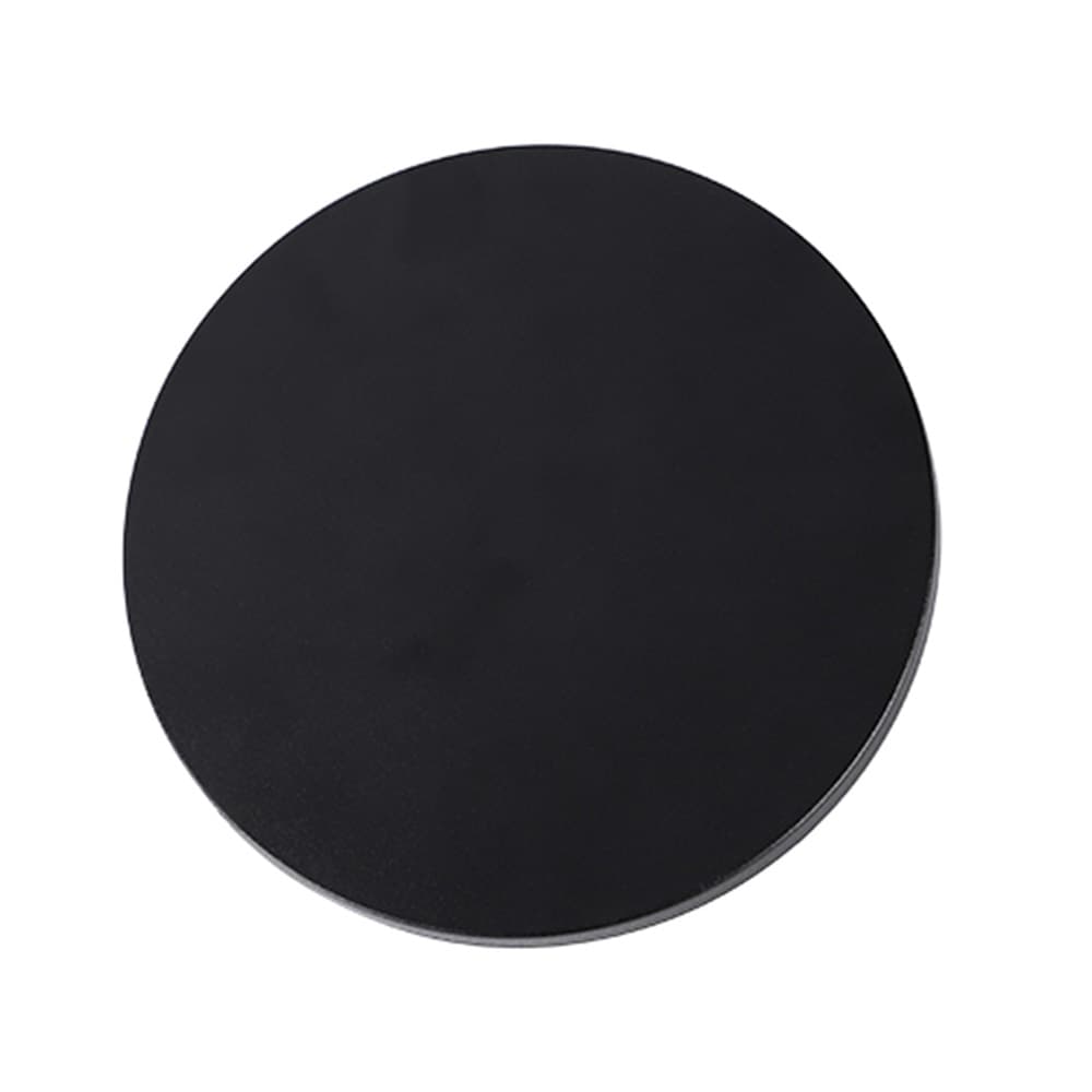 Lámpara de pared circular negra