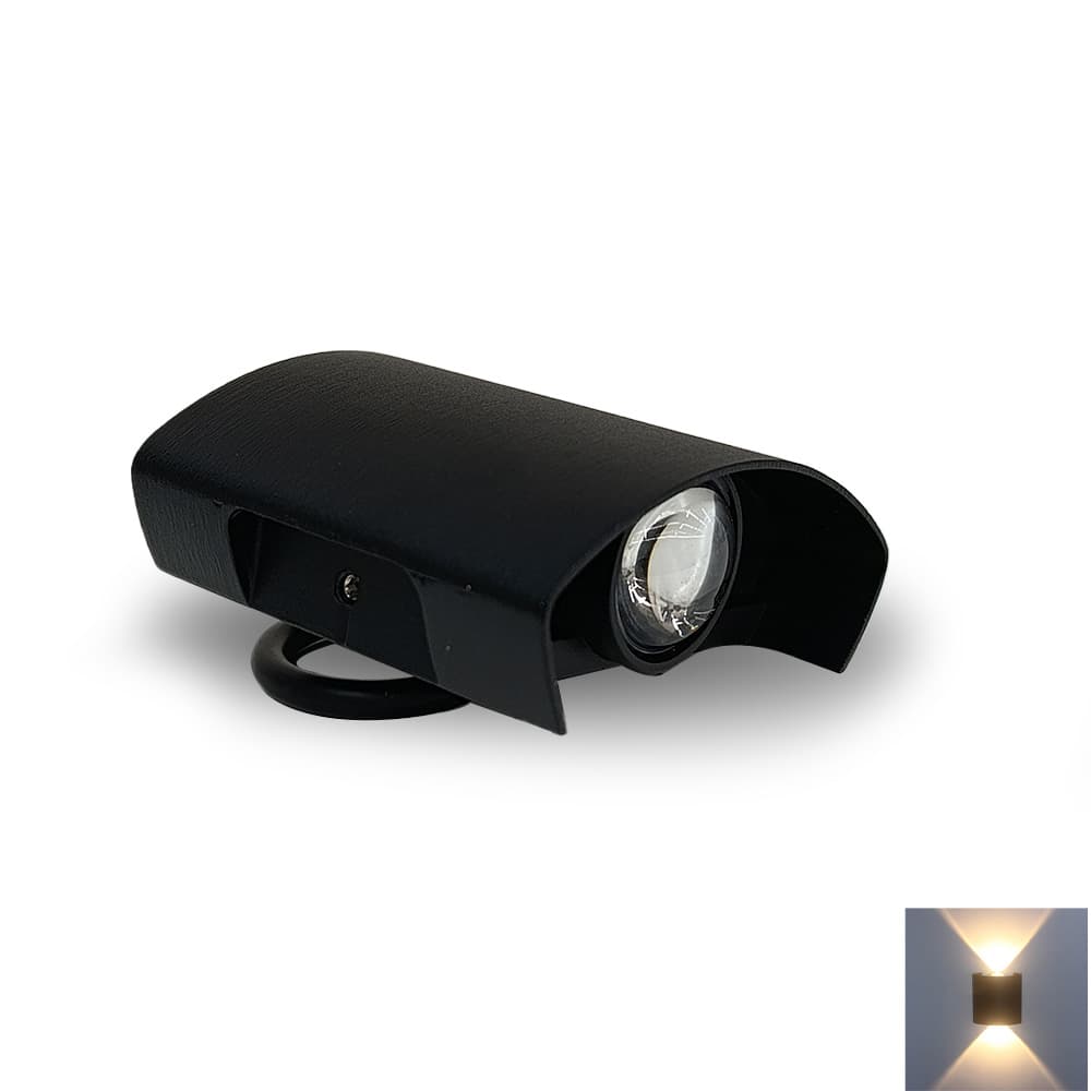 Lámpara de pared luz amarilla 12 w