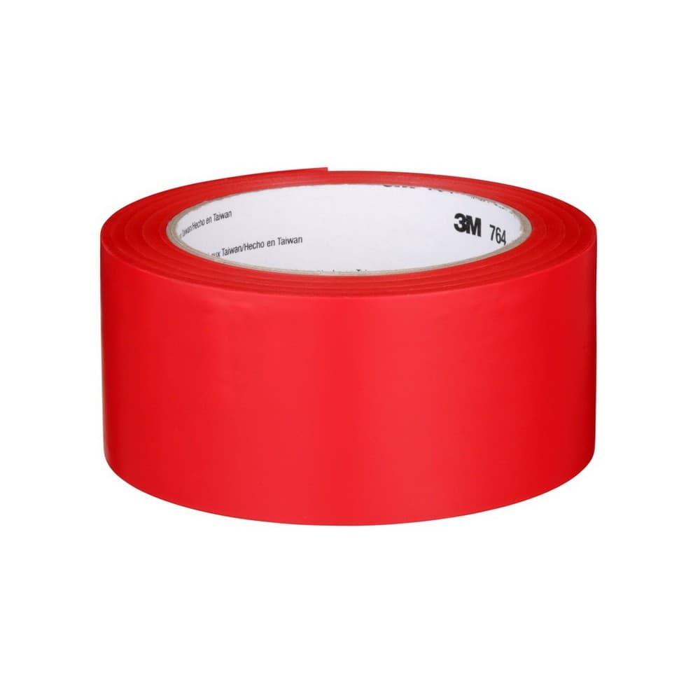 Cinta para señalizar color rojo de 50.8 mm x 32.91 m