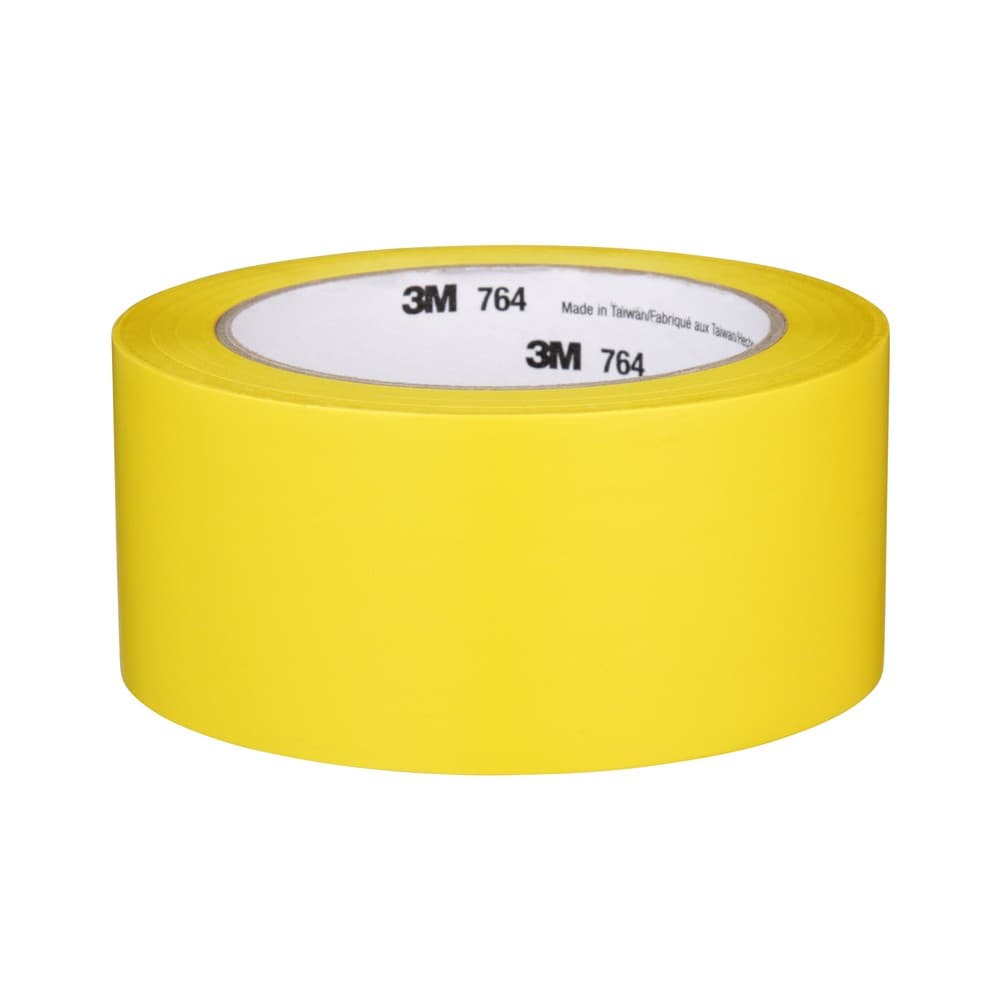 Cinta para señalizar color amarillo de 50.8 mm x  32.91 m