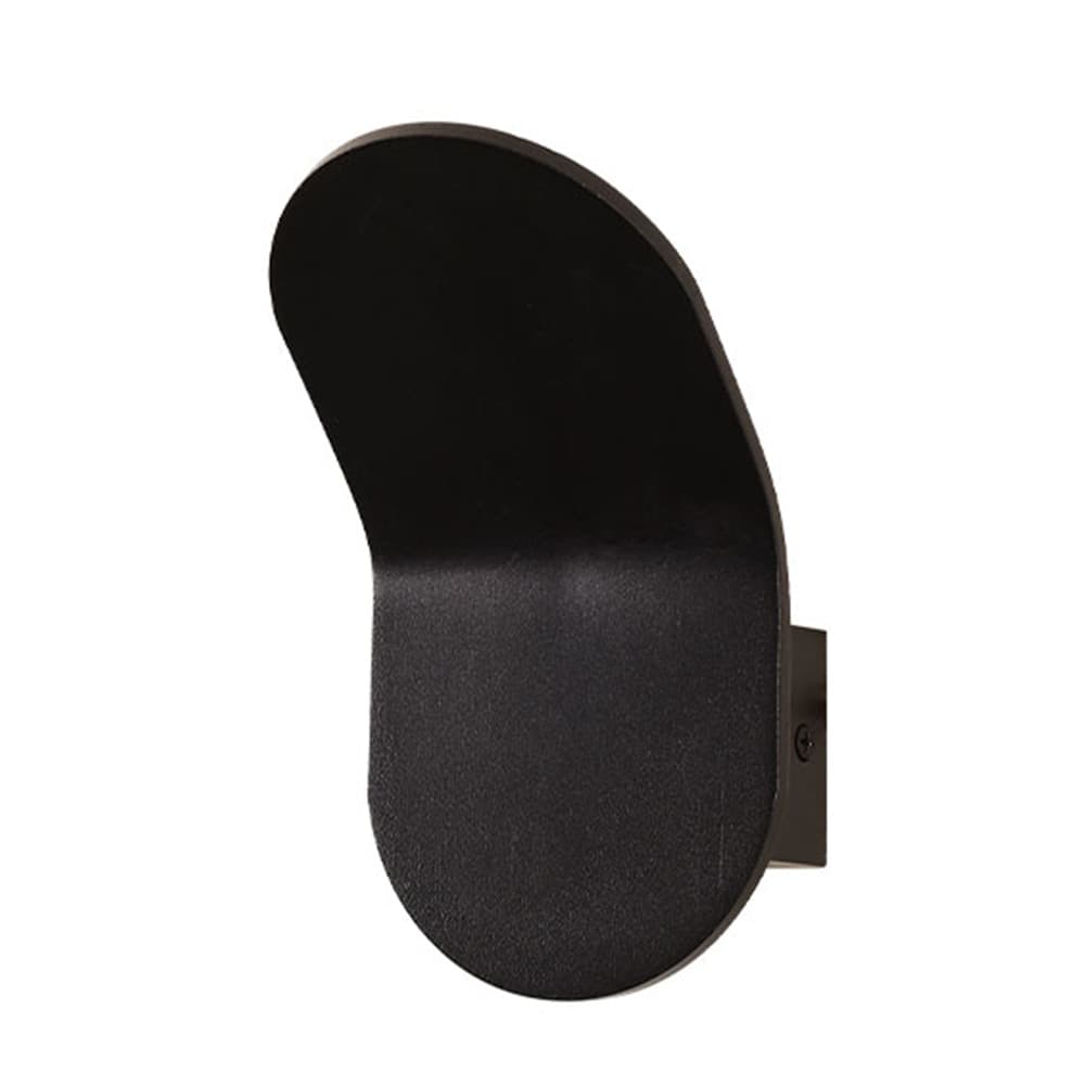 Lámpara de pared led negra 5w