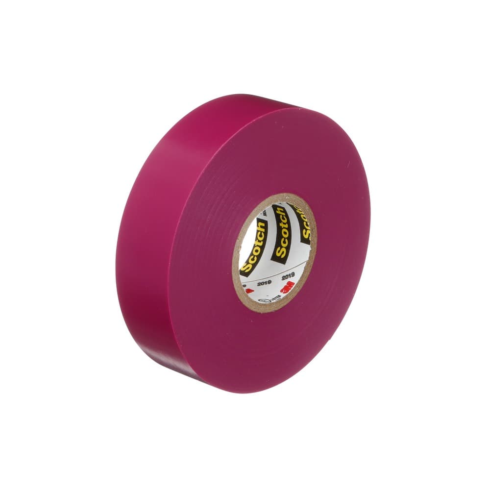 Cinta aislante violeta 3/4"x20.1 m (19.05 mm x 20.1 m) 3m 35