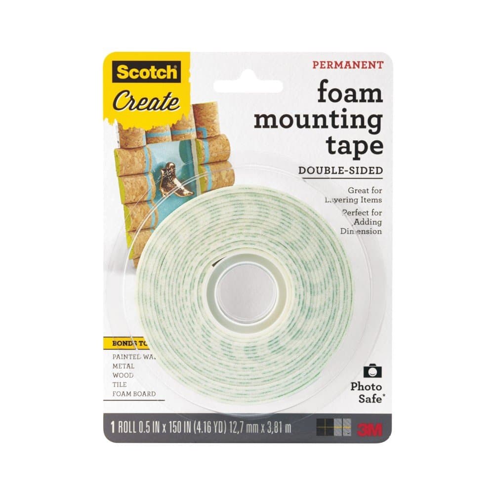 Cinta doble cara mounting 1.27 cm x 3.81 m