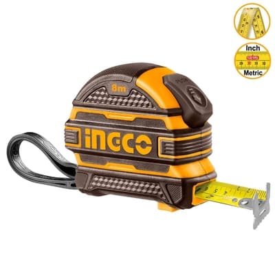 CINTA METRICA 8 m x 25 mm AUTO BLOQUEO