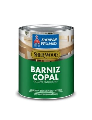 BARNIZ BASE SOLVENTE PARA MADERA PARA USO INTERIOR TRANSPARENTE MATE COPAL