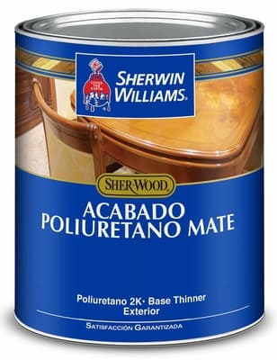 BARNIZ POLIURETANO PARA MADERA PARA USO EXTERIOR TRANSPARENTE MATE