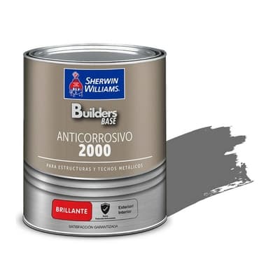 ANTICORROSIVO ALQUIDICO PARA METAL PARA USO EXTERIOR / INTERIOR GRIS BRILLANTE ESTRUCTURAL 2000