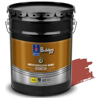 ANTICORROSIVO ALQUIDICO PARA METAL PARA USO EXTERIOR / INTERIOR ROJO MATE COLONIAL 4000