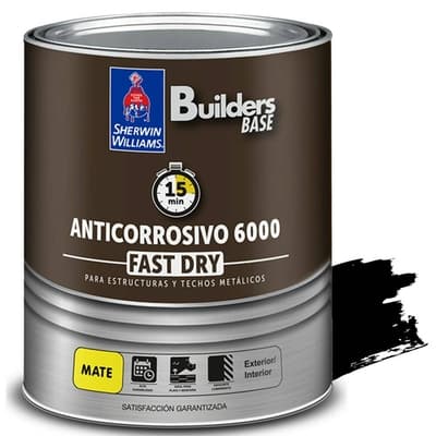 ANTICORROSIVO ALQUIDICO PARA METAL PARA USO EXTERIOR / INTERIOR NEGRO RUSTOP 6000