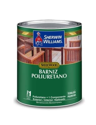 BARNIZ POLIURETANO PARA MADERA PARA USO EXTERIOR / INTERIOR TRANSPARENTE SATINADO