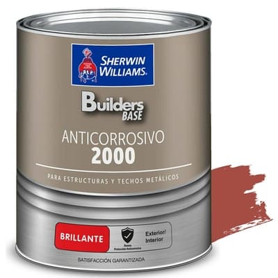ANTICORROSIVO ALQUIDICO PARA METAL PARA USO EXTERIOR / INTERIOR ROJO BRILLANTE ESTRUCTURAL 2000