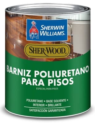 BARNIZ POLIURETANO PARA PISOS MADERA INTERIOR TRANSPARENTE BRILLANTE