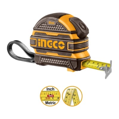 CINTA METRICA 8 m x 25 mm AUTO BLOQUEO