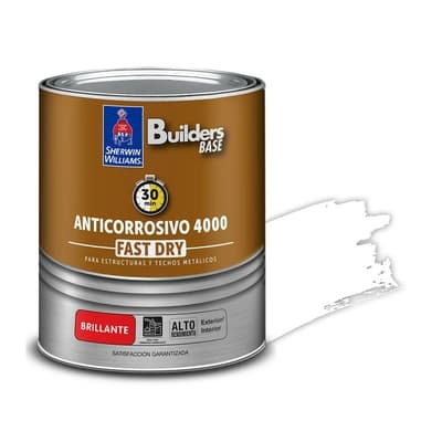 ANTICORROSIVO ALQUIDICO PARA METAL PARA USO EXTERIOR / INTERIOR BRILLANTE COLONIAL 4000