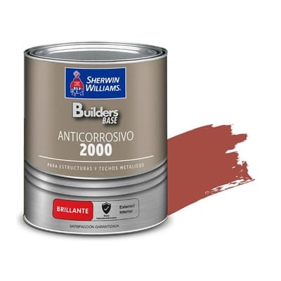 ANTICORROSIVO ALQUIDICO PARA METAL PARA USO EXTERIOR / INTERIOR ROJO BRILLANTE ESTRUCTURAL 2000